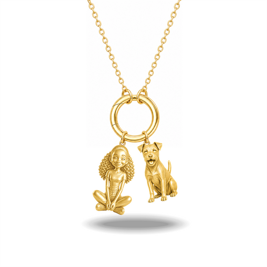 Parson Russell Terrier - 18K Gold Vermeil - 1st