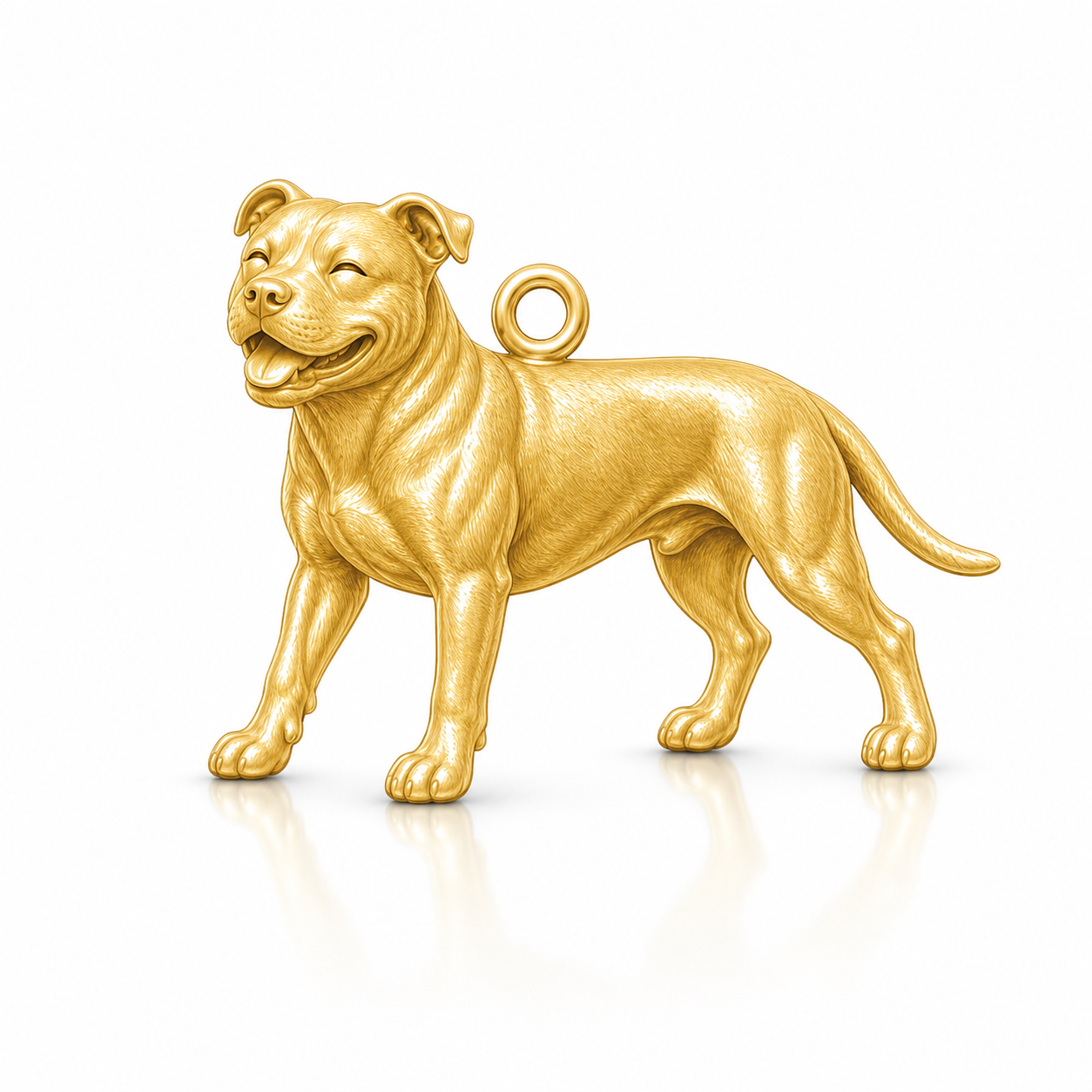 Soulyshine Pit Bull Personalized Pet Companion Charm Only