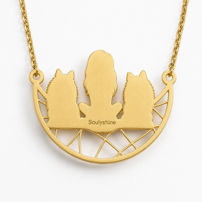 Pomeranian - 18K Gold Vermeil - 2nd