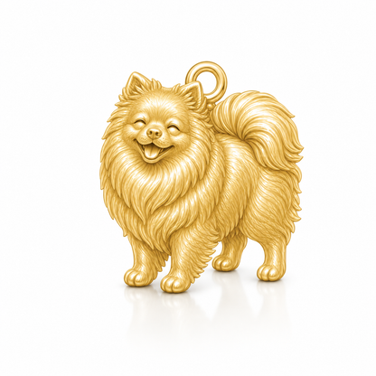 Soulyshine Pomeranian Personalized Pet Companion Charm Only