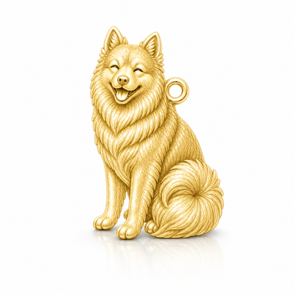 Soulyshine Pomsky Personalized Pet Companion Charm Only