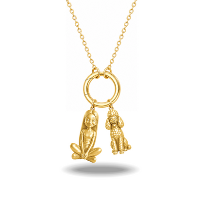 Poodle toy - 18K Gold Vermeil - 1st