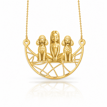 Poodle miniature - 18K Gold Vermeil - 1st