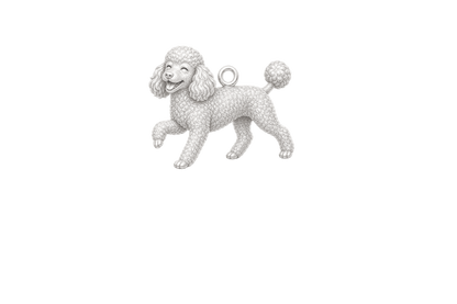 Soulyshine Poodle miniature Little Love Charm Only - Image 1
