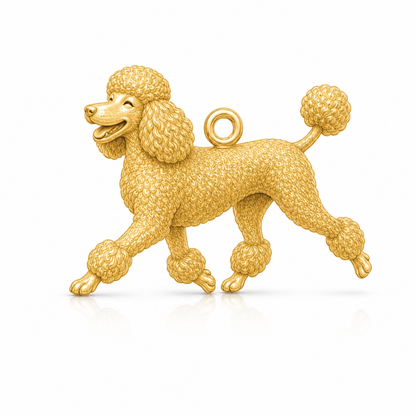 Soulyshine Poodle standard Personalized Pet Companion Charm Only