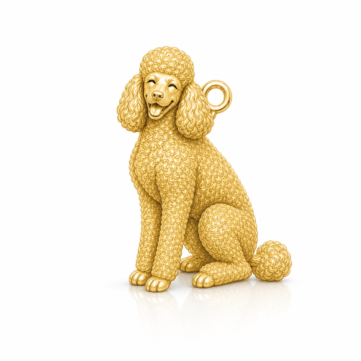 Soulyshine Poodle standard Personalized Pet Companion Charm Only