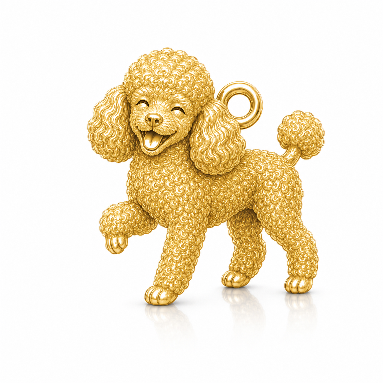 Soulyshine Poodle toy Personalized Pet Companion Charm Only