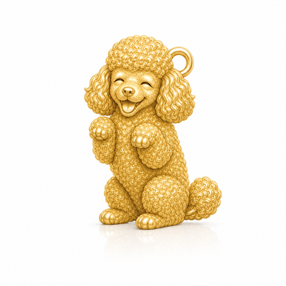 Soulyshine Poodle toy Personalized Pet Companion Charm Only