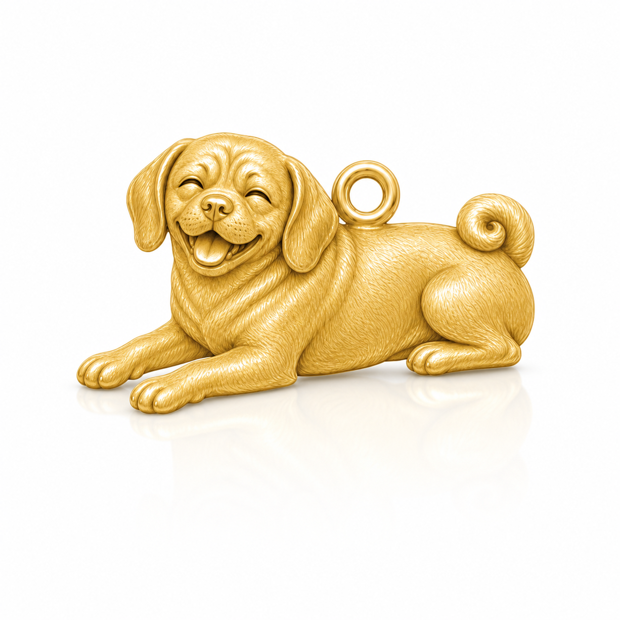 Soulyshine Puggle Personalized Pet Companion Charm Only