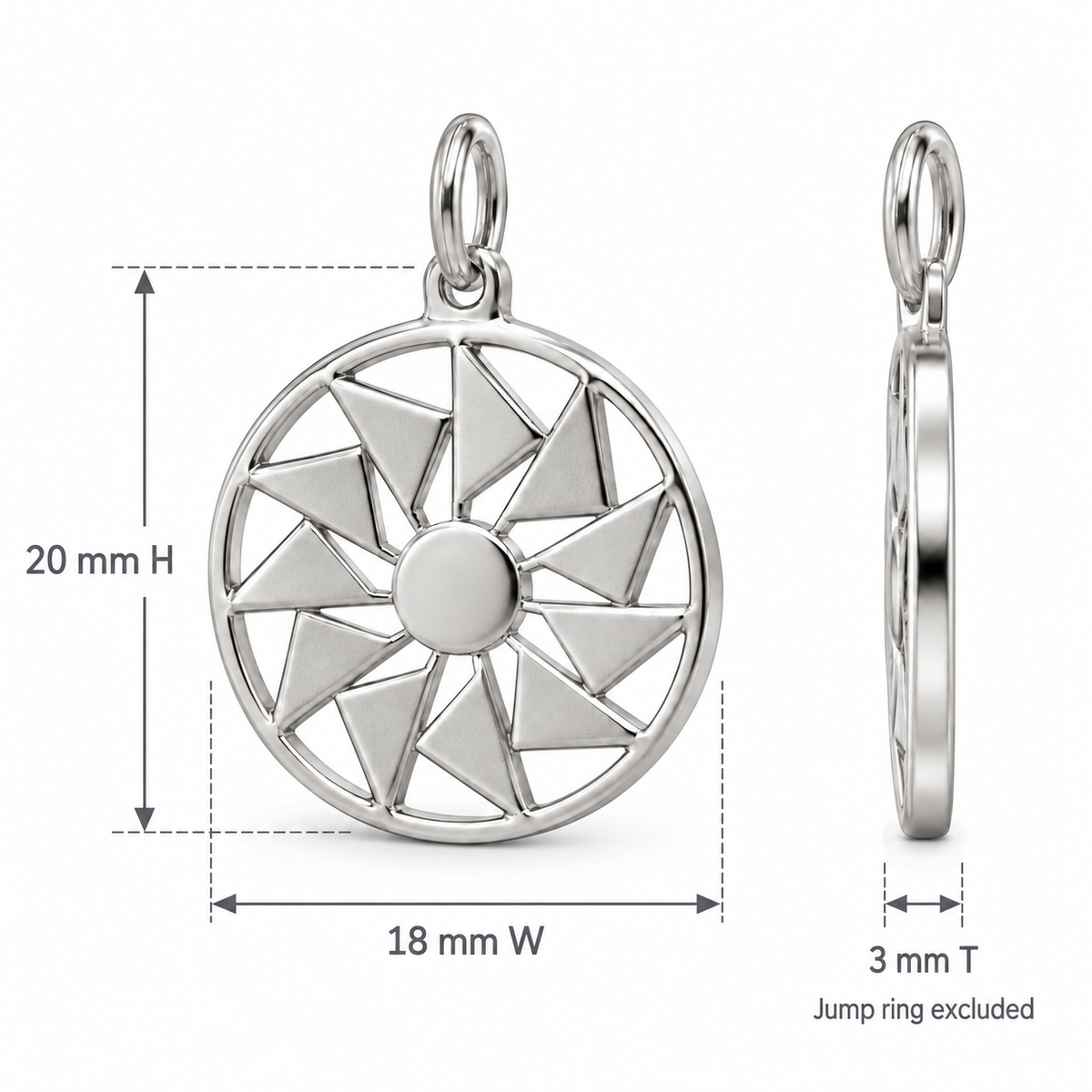 Flying Geese Medallion Charm