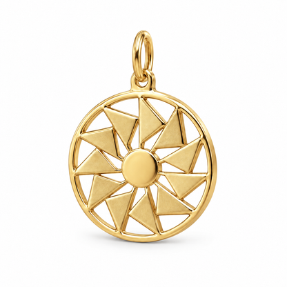 Flying Geese Medallion Charm
