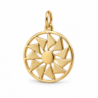 Flying Geese Medallion Charm