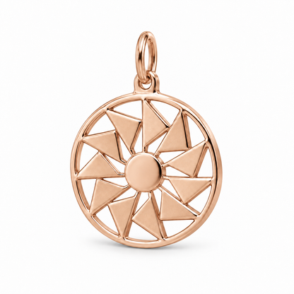 Flying Geese Medallion Charm
