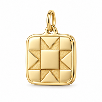 Ohio Star Quilt Block Charm