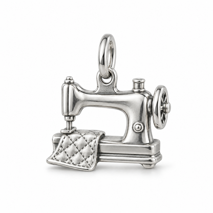 Quilter's Sewing Machine Charm