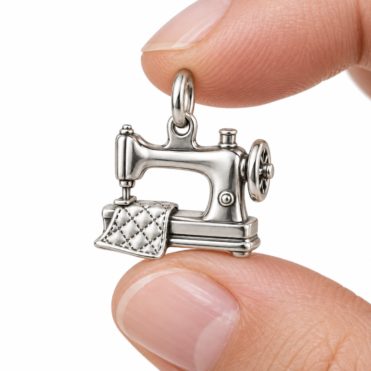 Quilter's Sewing Machine Charm