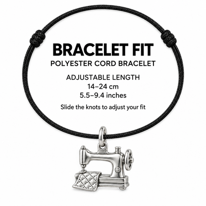 Quilter's Sewing Machine Charm