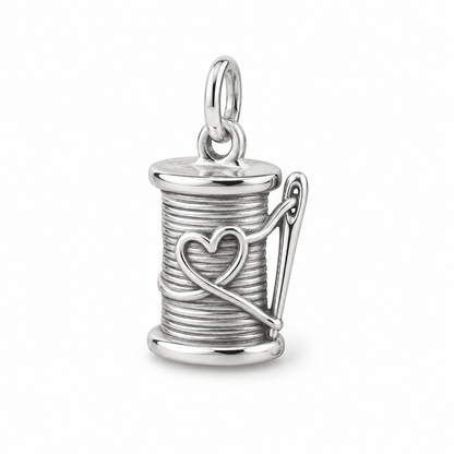 Thread of Love Spool Charm