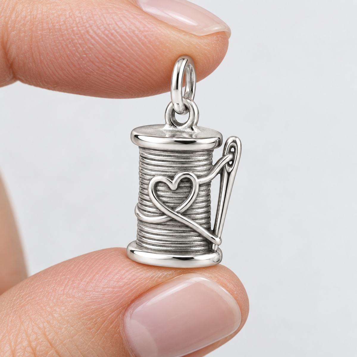Thread of Love Spool Charm