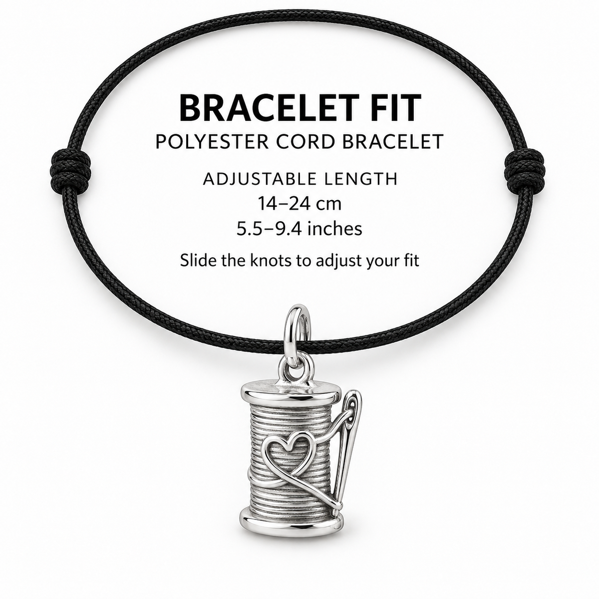 Thread of Love Spool Charm