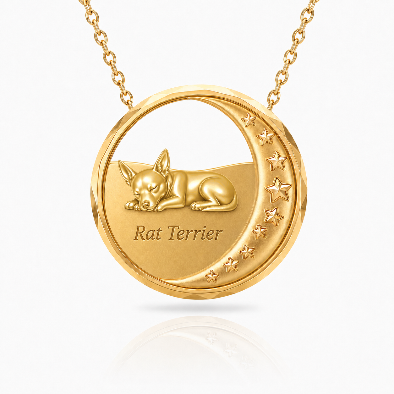 Soulyshine Rat Terrier Starry Slumber Personalized Pet Heart Bracelet