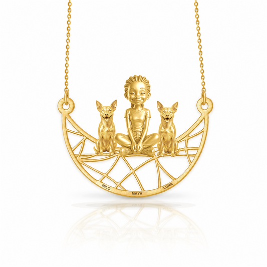 Soulyshine Rat Terrier personalized companion necklace