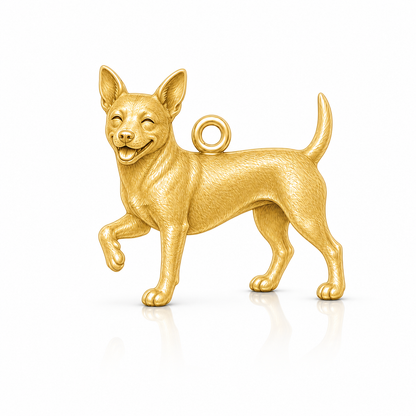 Soulyshine Rat Terrier Personalized Pet Companion Charm Only