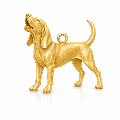 Soulyshine Redbone Coonhound Personalized Pet Companion Charm Only