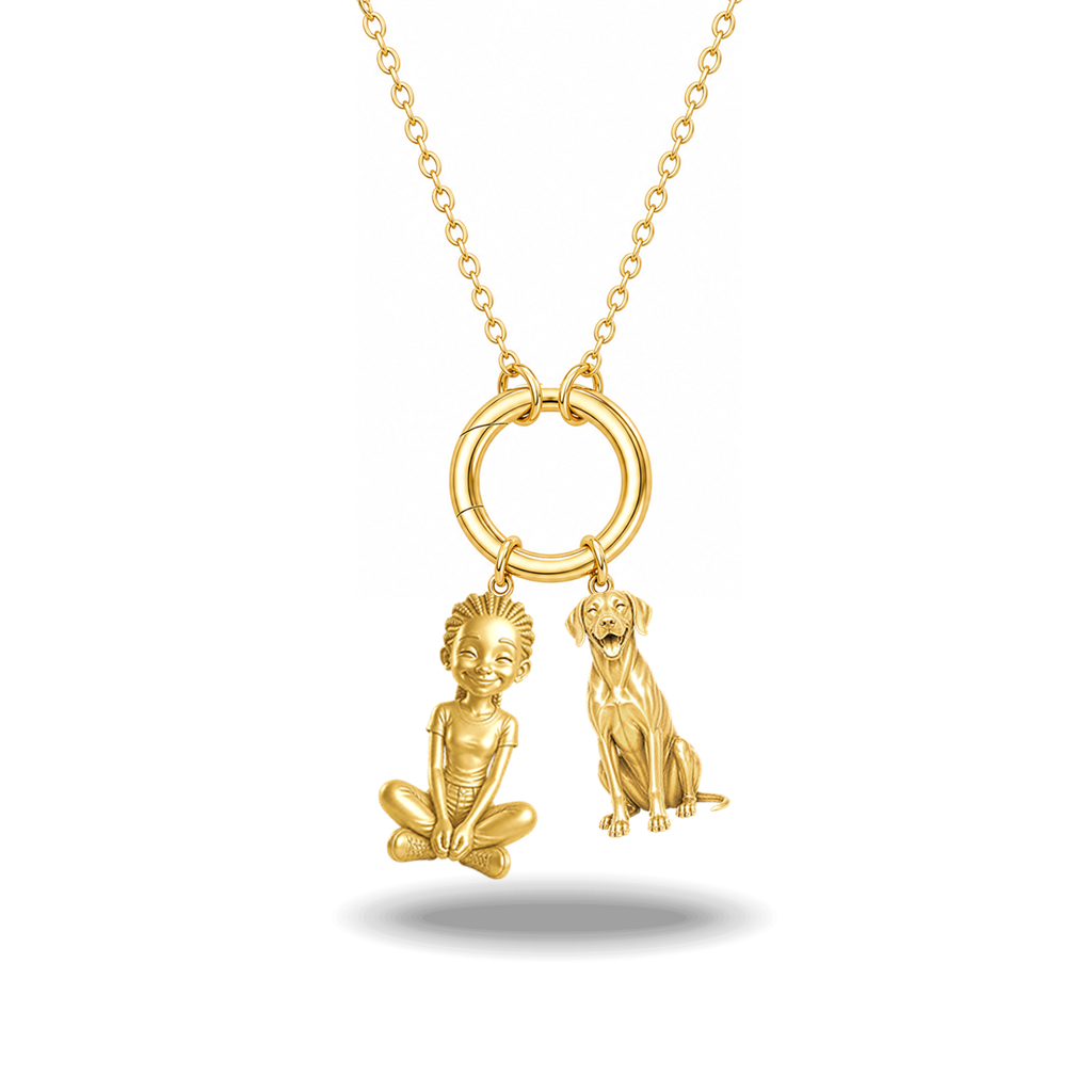 Rhodesian Ridgeback - 18K Gold Vermeil - 1st