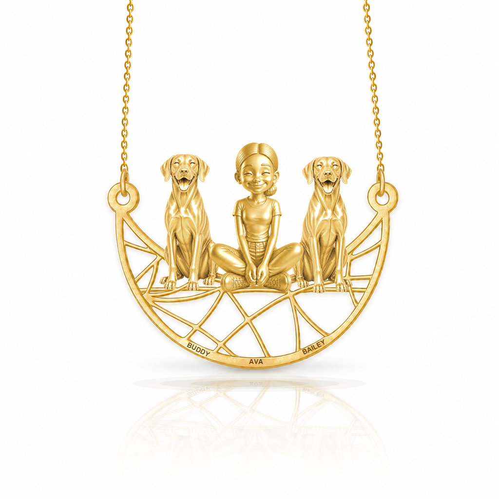 Rhodesian Ridgeback - 18K Gold Vermeil - 1st