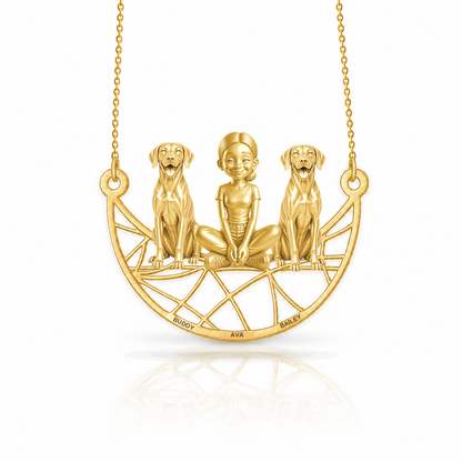 Rhodesian Ridgeback - 18K Gold Vermeil - 1st