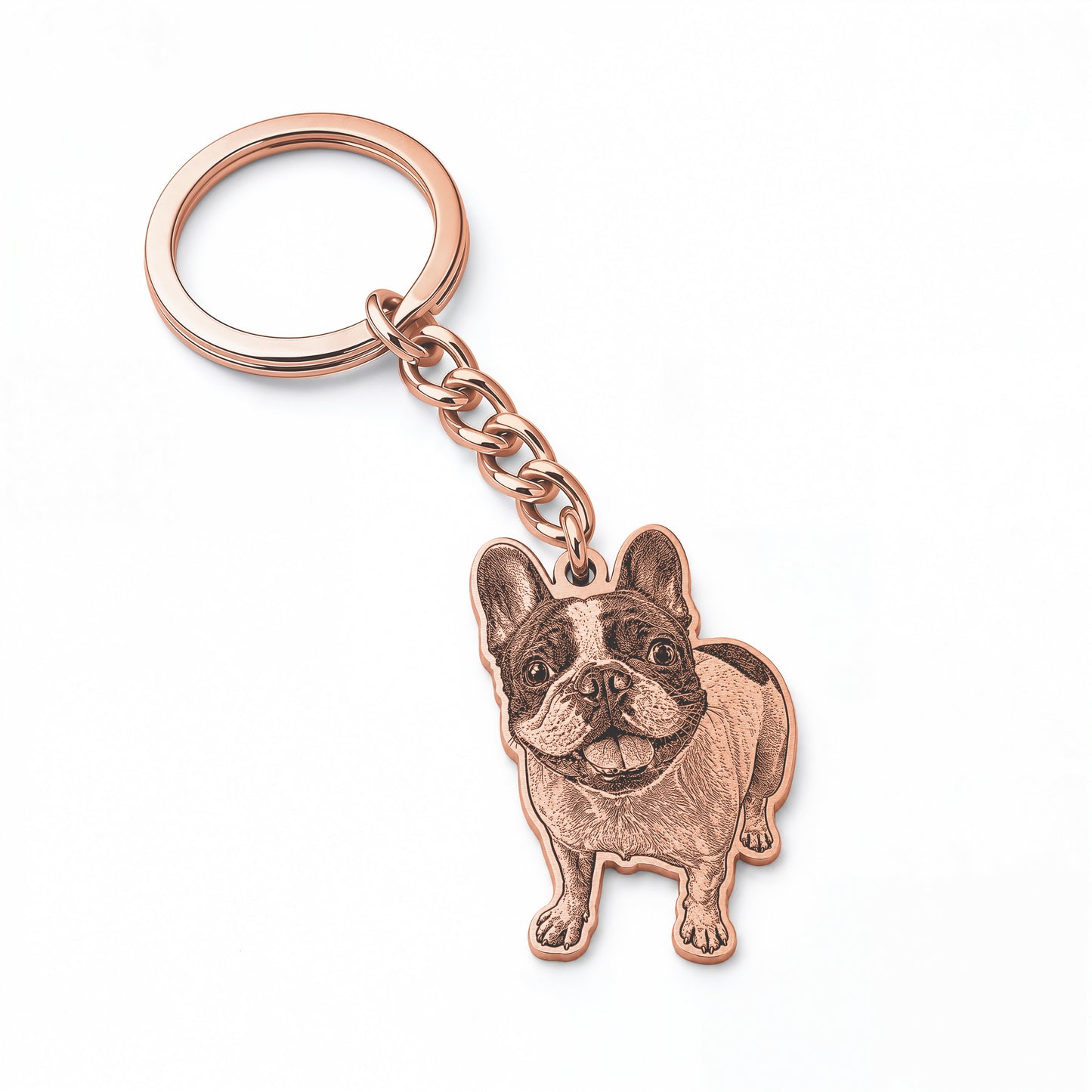 Soulyshine Precious Paw - Upload Pet Portrait Photo Shape Base Keychain