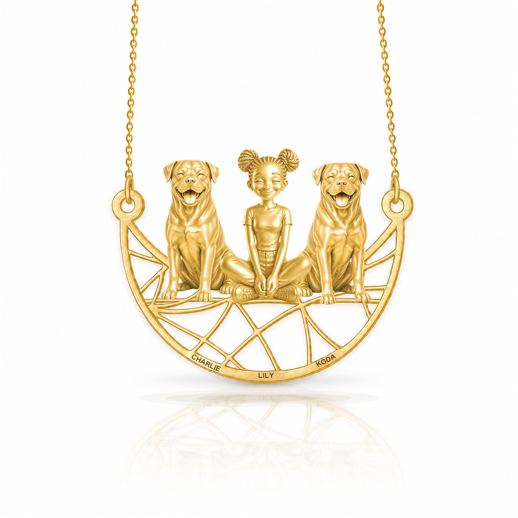 Rottweiler - 18K Gold Vermeil - 1st