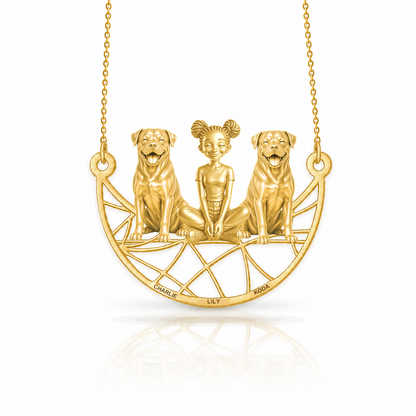 Rottweiler - 18K Gold Vermeil - 1st