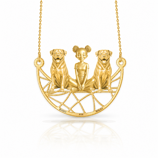 Soulyshine Rottweiler personalized companion necklace
