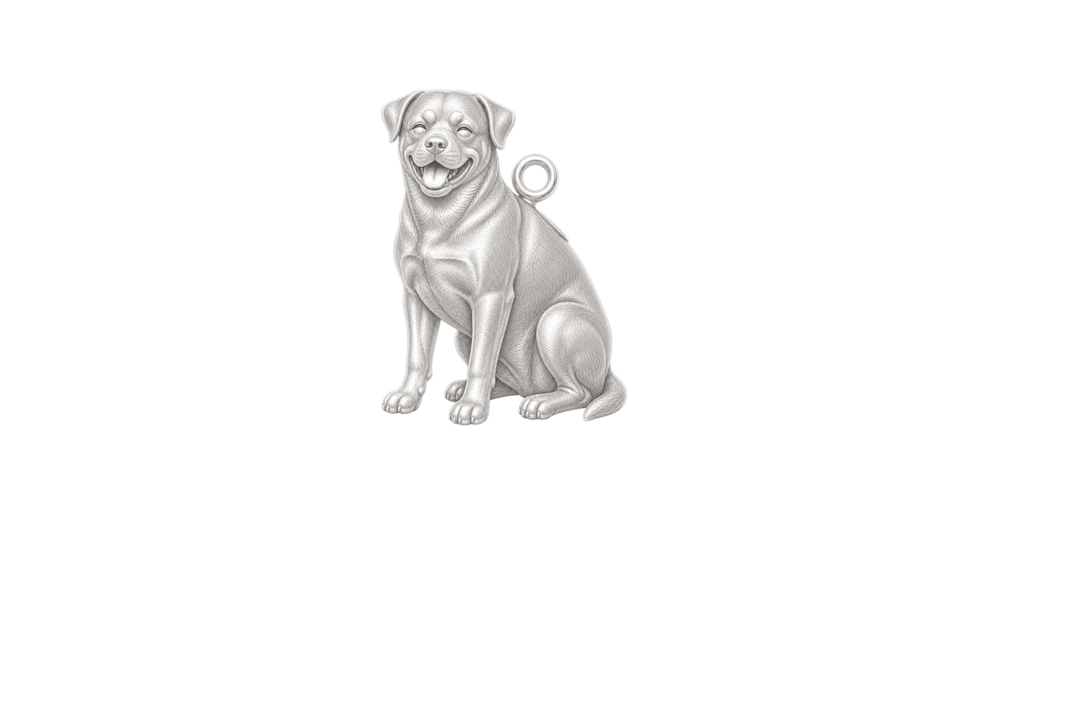 Soulyshine Rottweiler Little Love Charm Only - Image 1