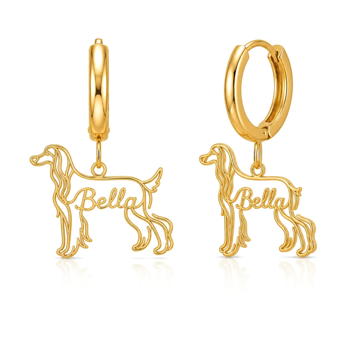 Afghan Hound - 18K Gold Vermeil - 1st