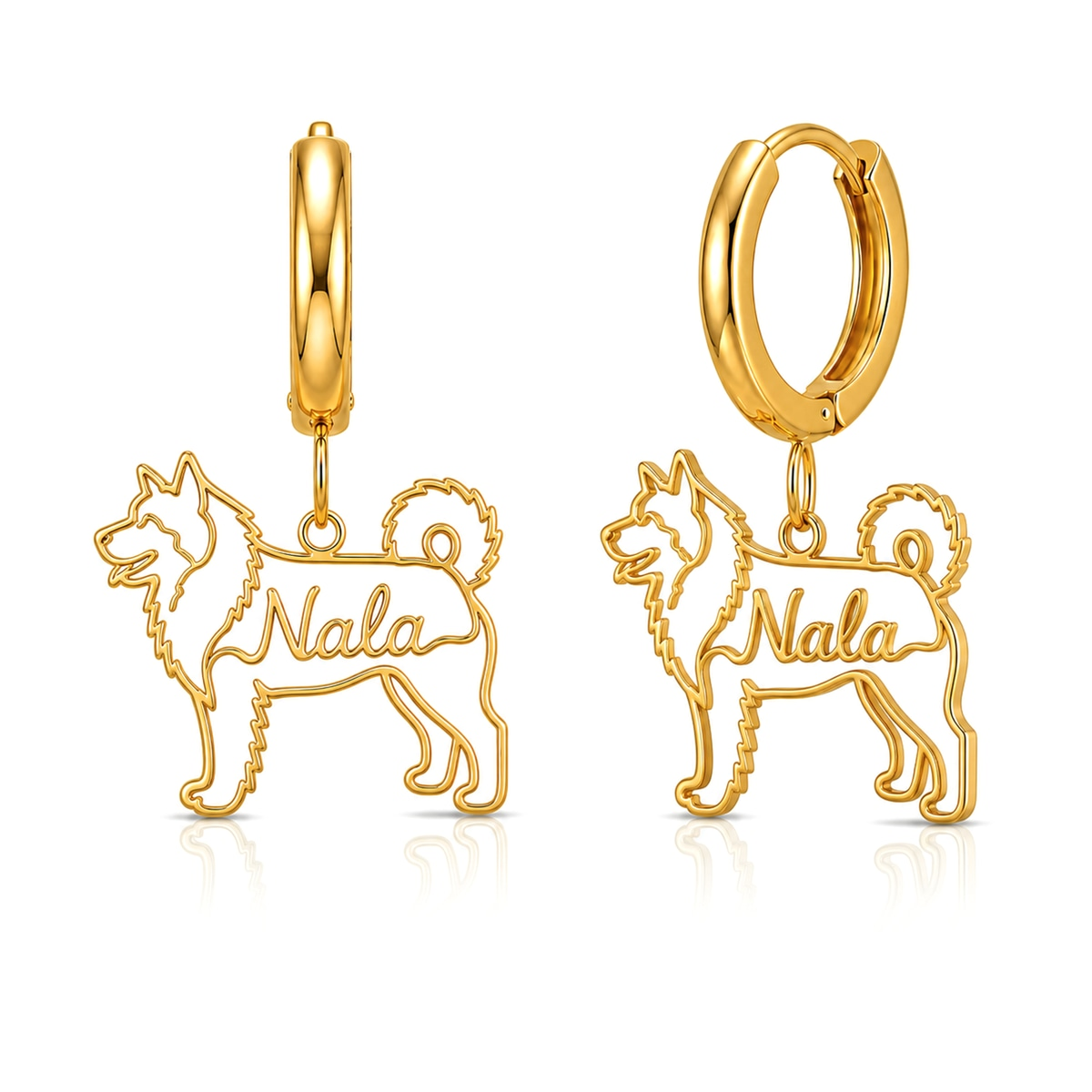 Alaskan Malamute - 18K Gold Vermeil - 1st