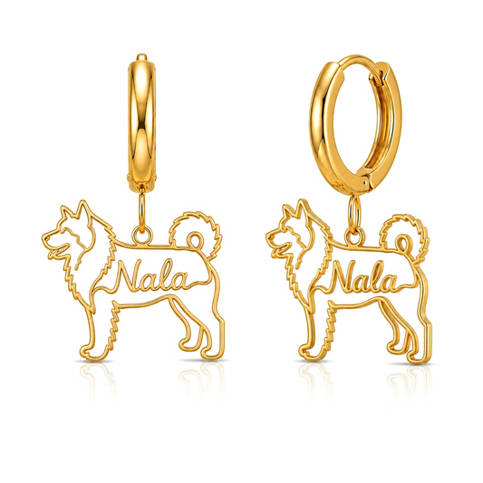 Alaskan Malamute - 18K Gold Vermeil - 1st
