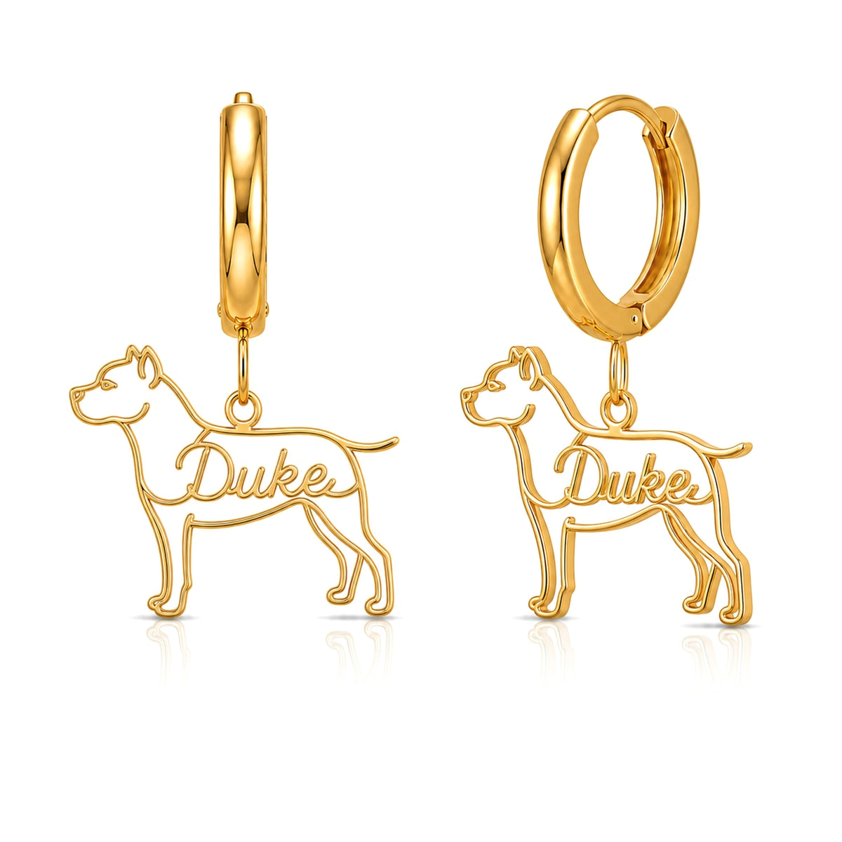 American Staffordshire Terrier - 18K Gold Vermeil - 1st