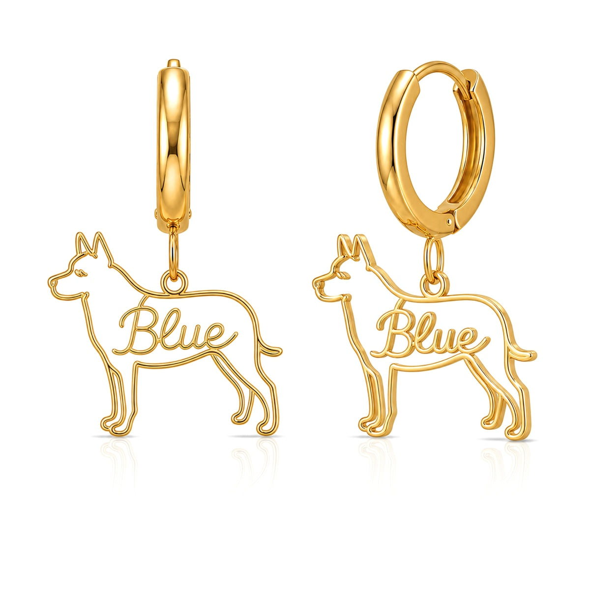 Australian Cattle Dog - 18K Gold Vermeil - 1st