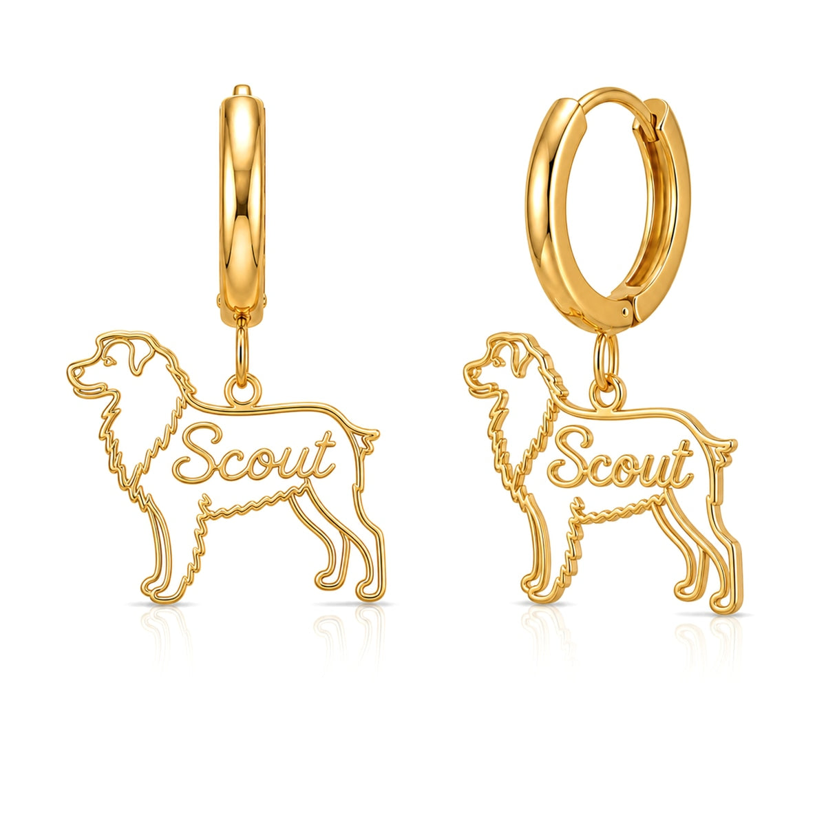 Australian Shepherd - 18K Gold Vermeil - 1st