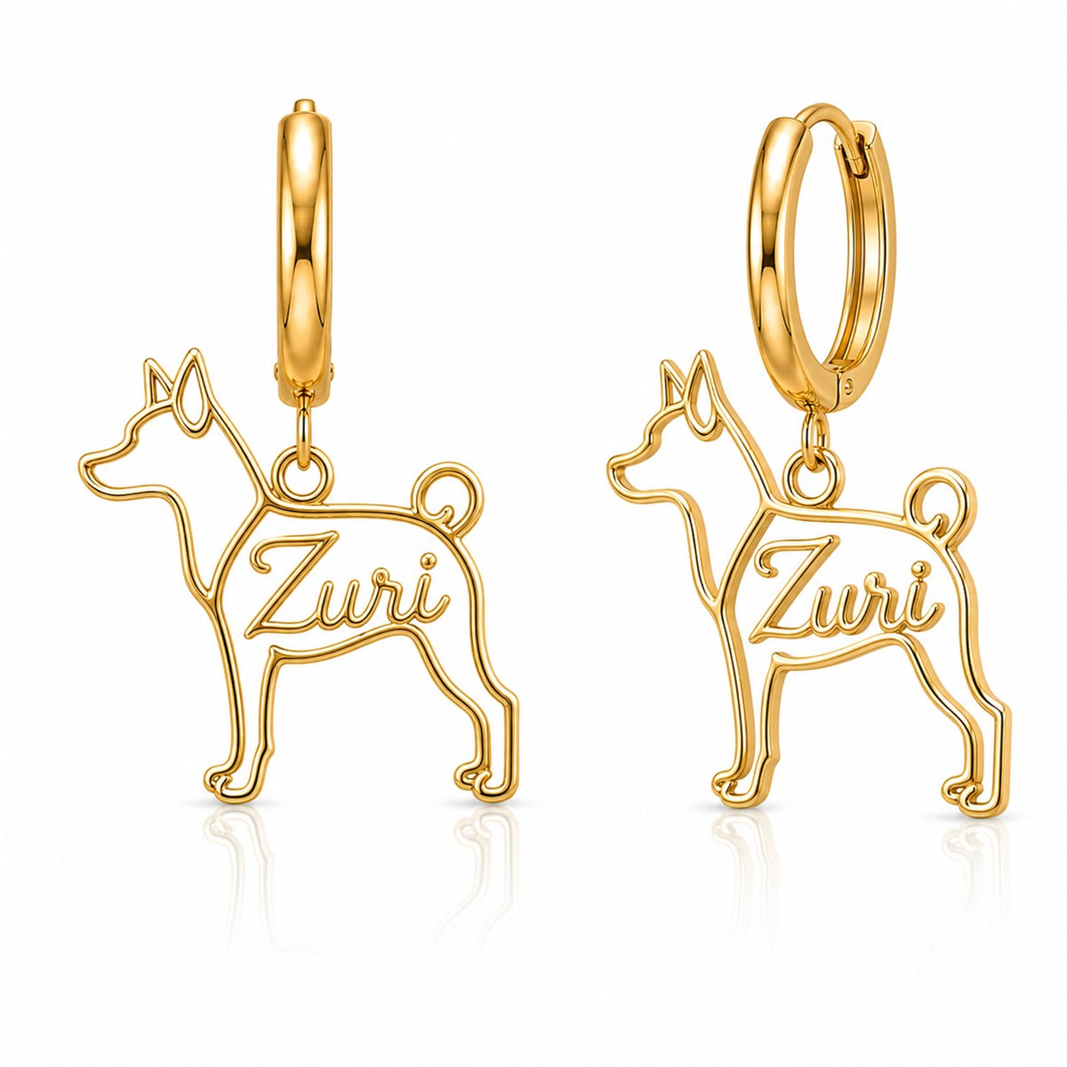 Basenji - 18K Gold Vermeil - 1st
