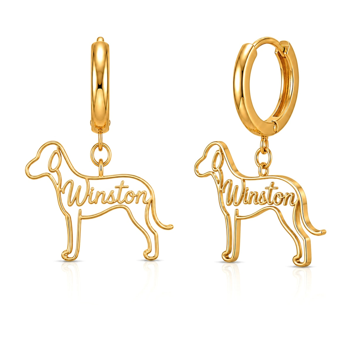 Bedlington Terrier - 18K Gold Vermeil - 1st