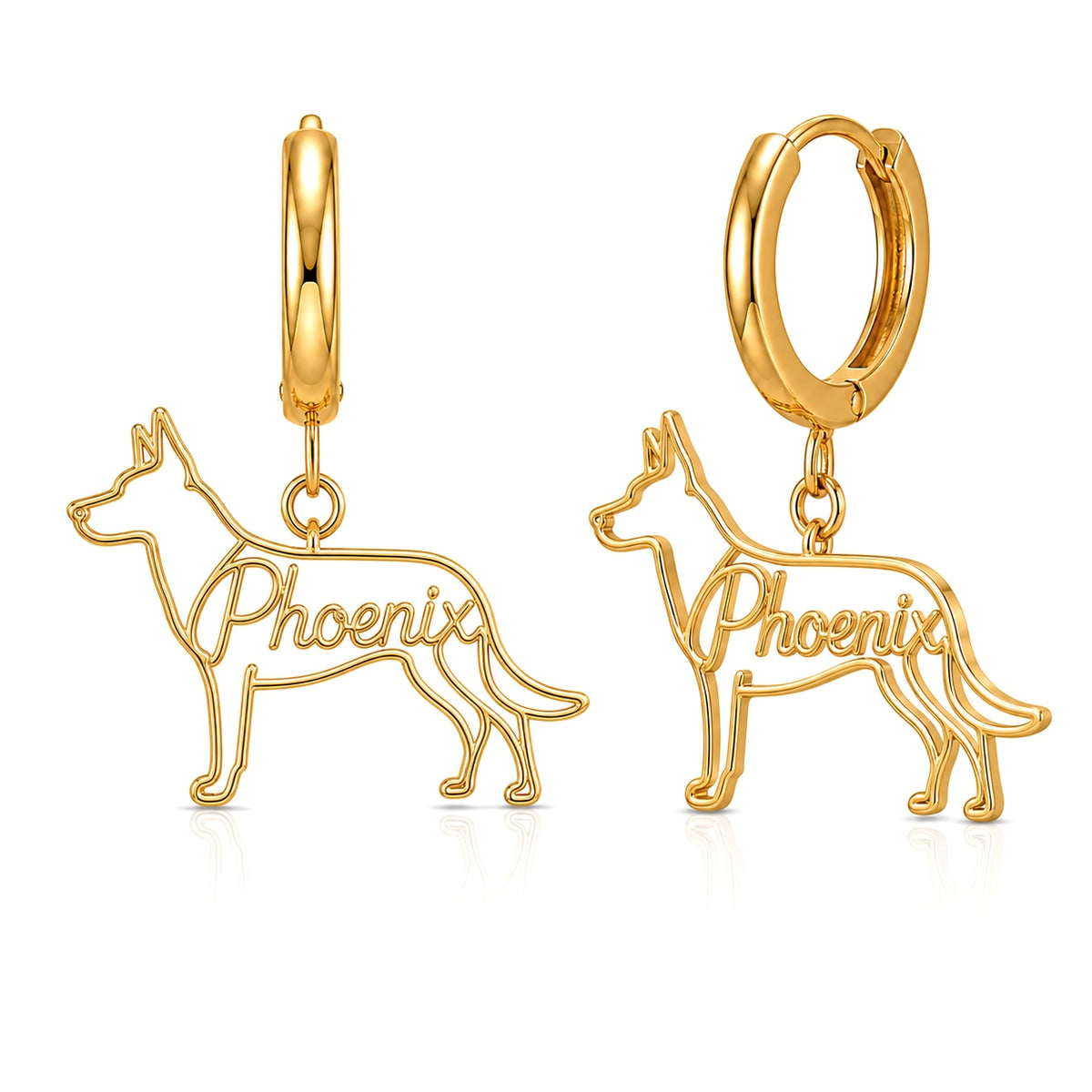 Belgian Malinois - 18K Gold Vermeil - 1st