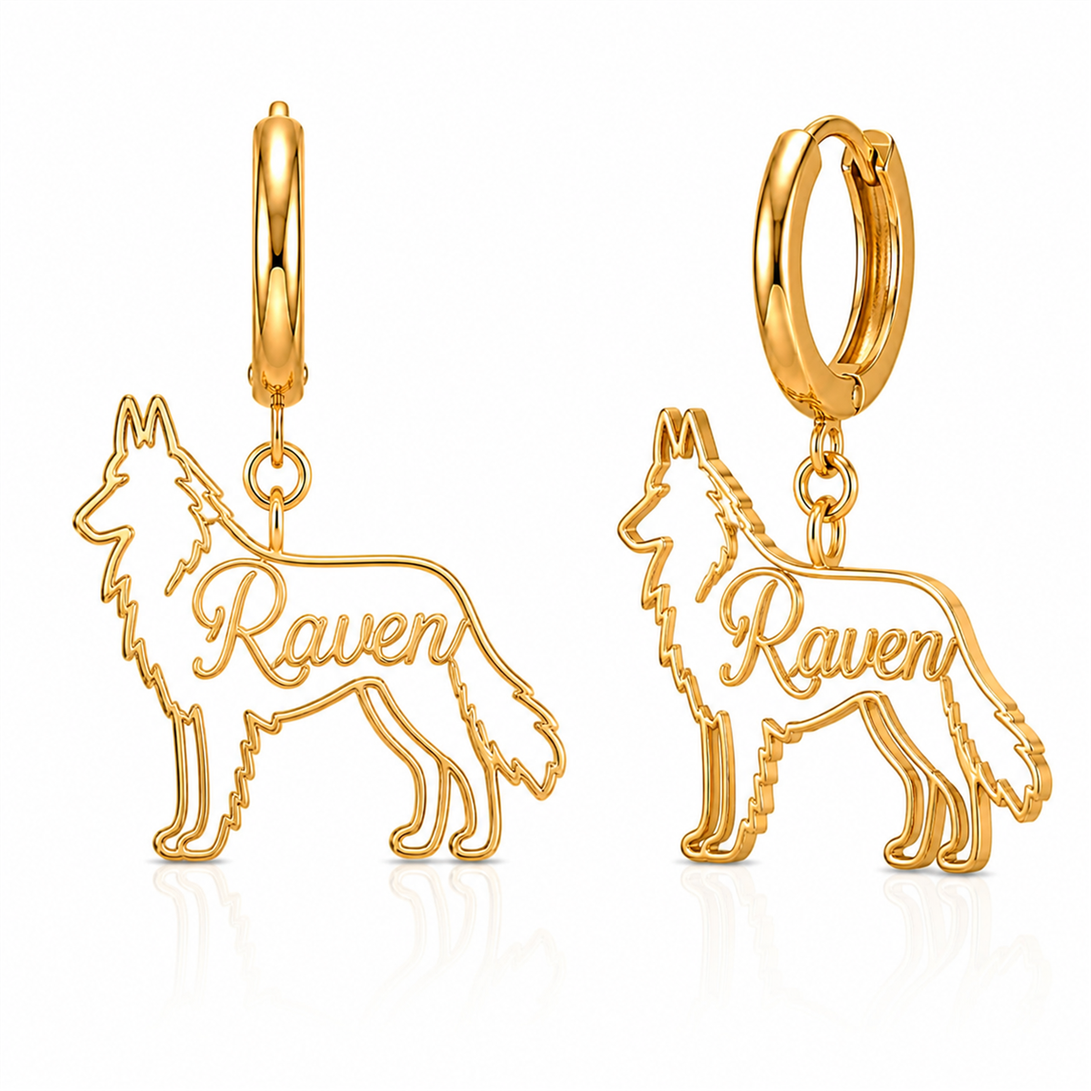 Belgian Sheepdog - 18K Gold Vermeil - 1st