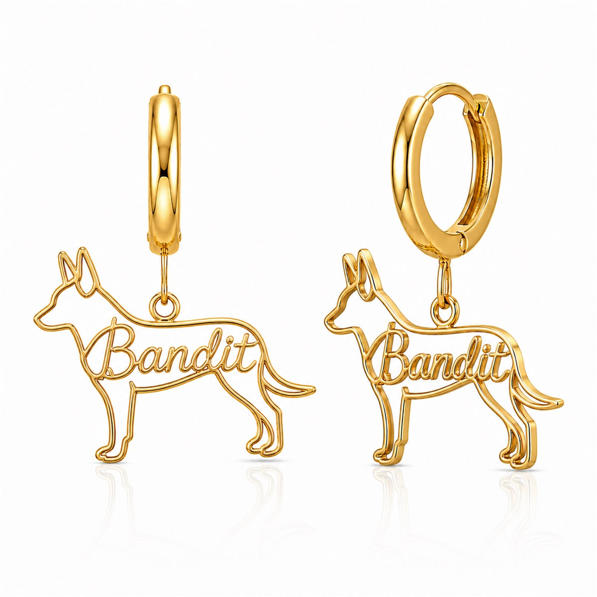 Blue Heeler - 18K Gold Vermeil - 1st