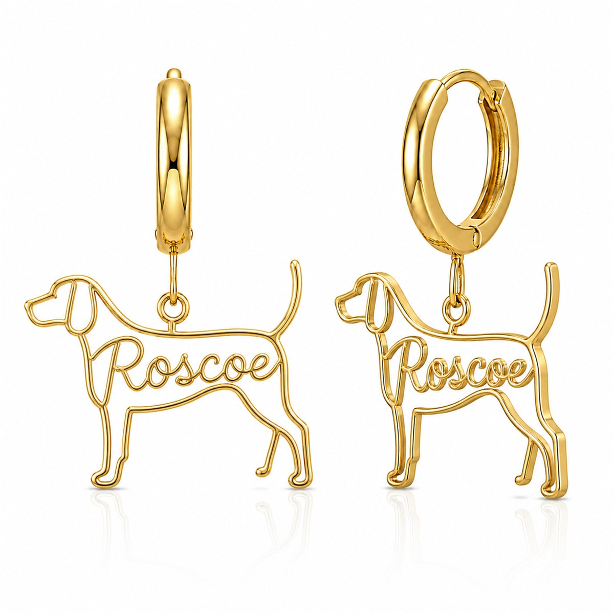 Bluetick Coonhound - 18K Gold Vermeil - 1st