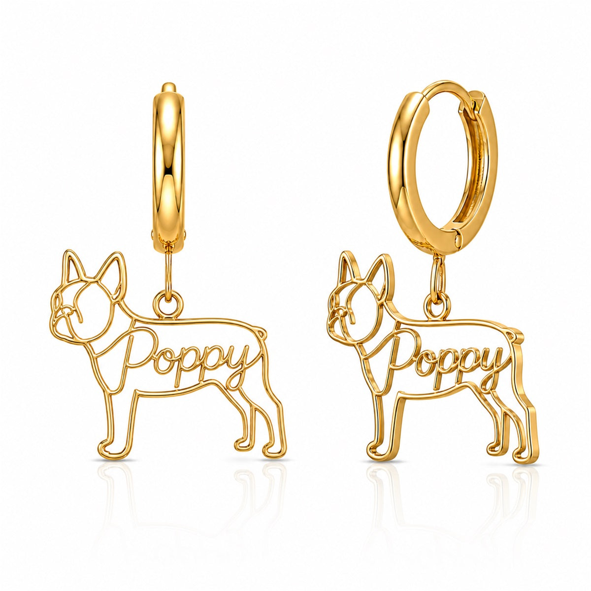 Boston Terrier - 18K Gold Vermeil - 1st