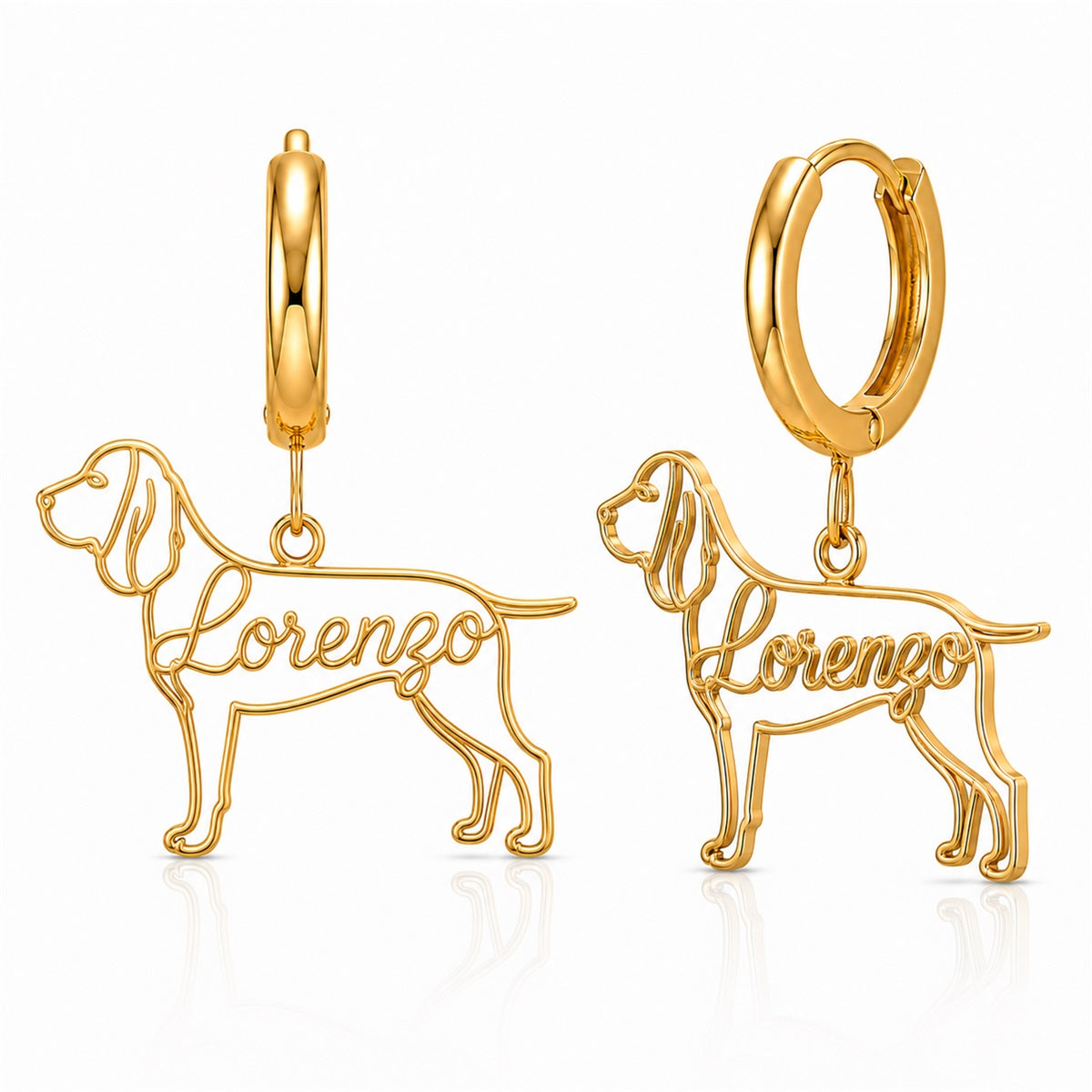 Bracco Italiano - 18K Gold Vermeil - 1st